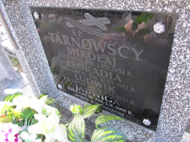 Jadwiga Tarnowska Zambrów - Grobonet - Wyszukiwarka osób pochowanych