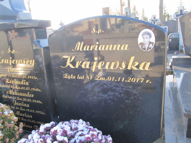 Leokadia Krajewska Zambrów - Grobonet - Wyszukiwarka osób pochowanych