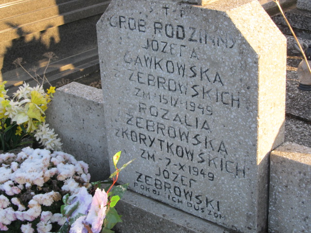 Józef Żebrowski Zambrów - Grobonet - Wyszukiwarka osób pochowanych