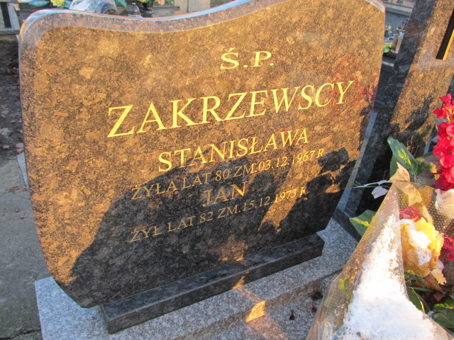 Jan Zakrzewski Zambrów - Grobonet - Wyszukiwarka osób pochowanych
