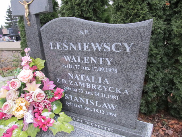 Stanisław Leśniewski Zambrów - Grobonet - Wyszukiwarka osób pochowanych