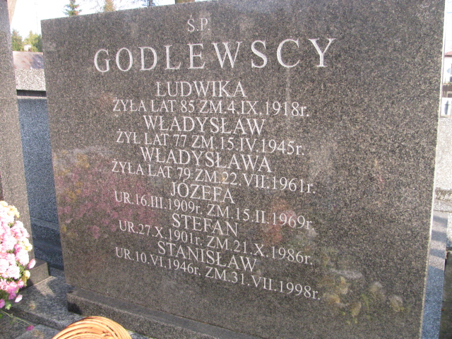 Stefan Godlewski 1901 Zambrów - Grobonet - Wyszukiwarka osób pochowanych