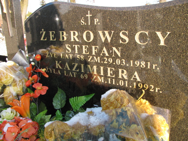 Stefan Żebrowski Zambrów - Grobonet - Wyszukiwarka osób pochowanych