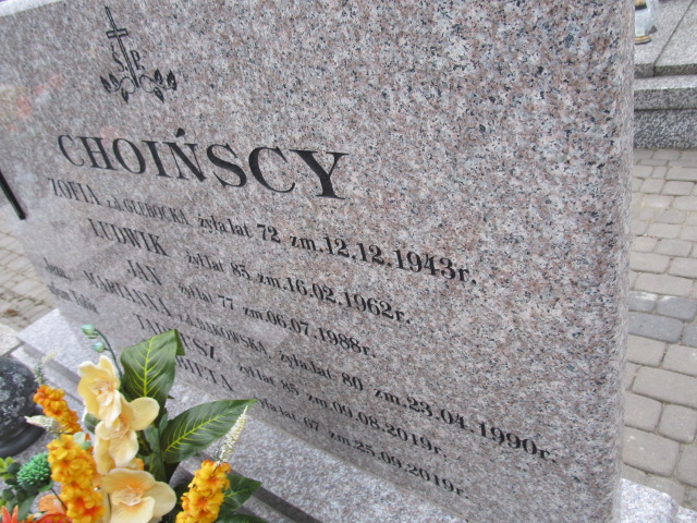 Elżbieta Choińska 1952 Zambrów - Grobonet - Wyszukiwarka osób pochowanych