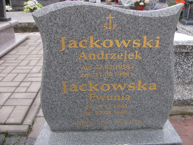 Ewa Jackowska 1964 Zambrów - Grobonet - Wyszukiwarka osób pochowanych