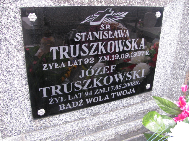 Stanisława Truszkowska Zambrów - Grobonet - Wyszukiwarka osób pochowanych