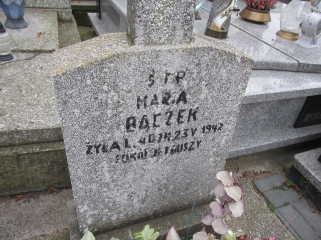 Maria Bączek Zambrów - Grobonet - Wyszukiwarka osób pochowanych