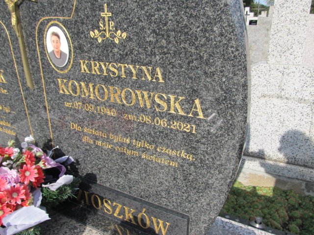 Krystyna Komorowska 1940 Zambrów - Grobonet - Wyszukiwarka osób pochowanych